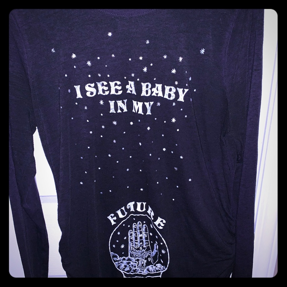 Large - Maternity t-shirt long sleeved